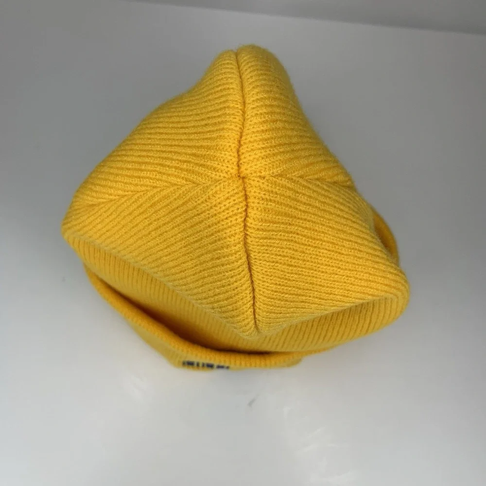 UCO Beanie Hat Cap University Central Oklahoma Bronchos Yellow OSFM Acrylic